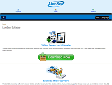 Tablet Screenshot of lionsea.com